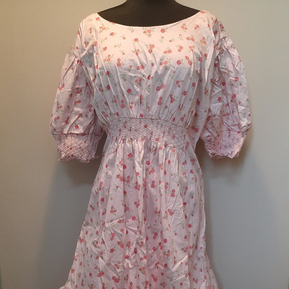 Dondolo Cottagecore Rose Maxi Dress XL
